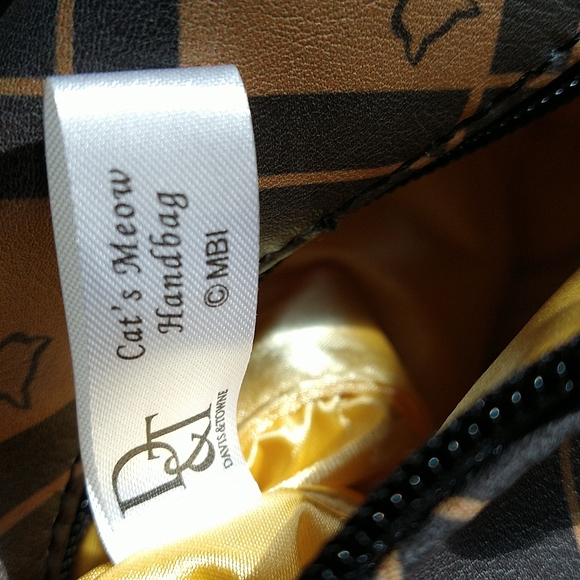 NWOT Davis &Towne Cats Meow handbag - Picture 8 of 8